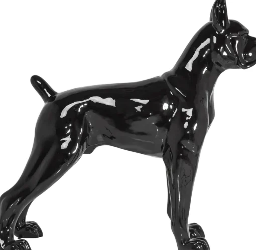 KARE Deko Figur Toto XL Schwarz 180cm