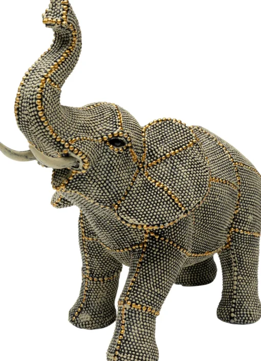 KARE Deko Figur Walking Elephant Pearls 24cm