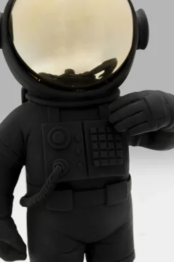 KARE Deko Figur Welcome Astronaut Schwarz 27cm