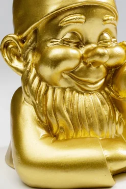 KARE Deko Figur Zwerg Gold 21cm