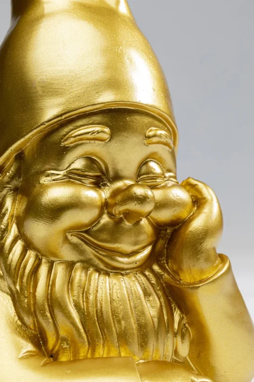 KARE Deko Figur Zwerg Gold 21cm