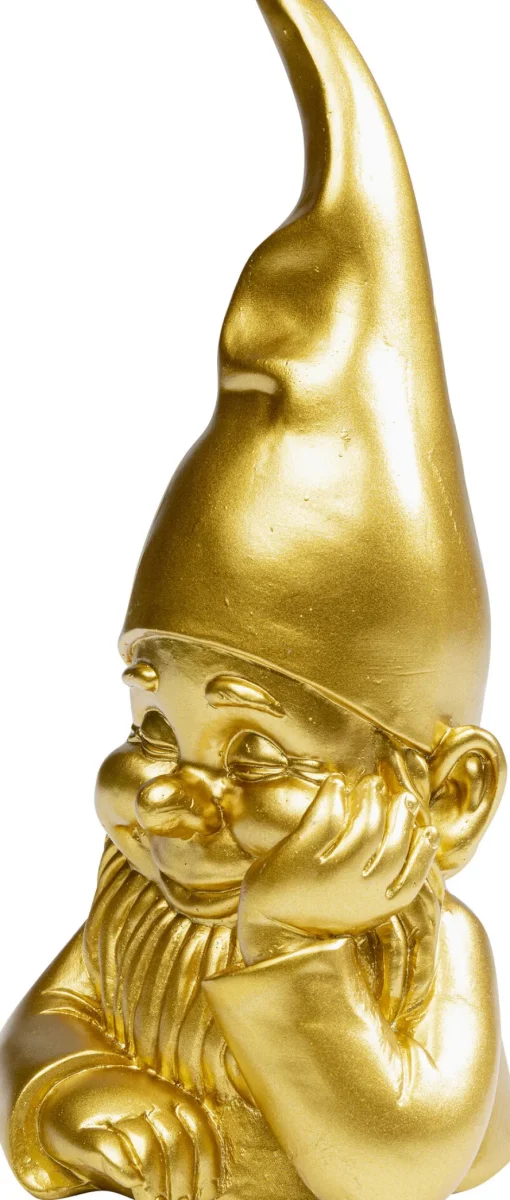 KARE Deko Figur Zwerg Gold 21cm