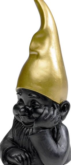 KARE Deko Figur Zwerg Schwarz 21cm