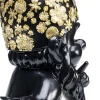 KARE Deko Figur Zwerg Standing Schwarz Gold 46cm