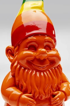 KARE Deko Figur Zwerg Stehend Rainbow Orange 46cm