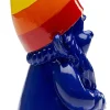 KARE Deko Figur Zwerg Stehend Rainbow Blau 21cm
