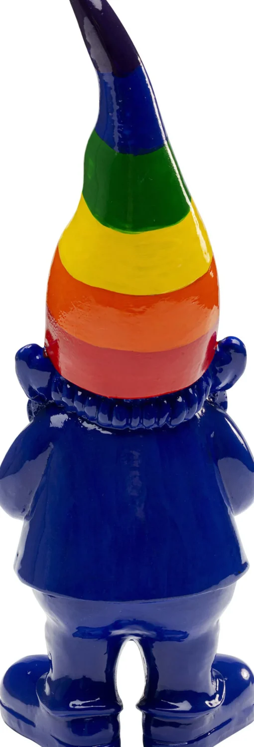 KARE Deko Figur Zwerg Stehend Rainbow Blau 21cm