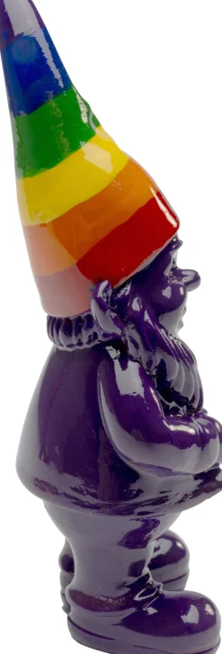 KARE Deko Figur Zwerg Stehend Rainbow Lila 11cm