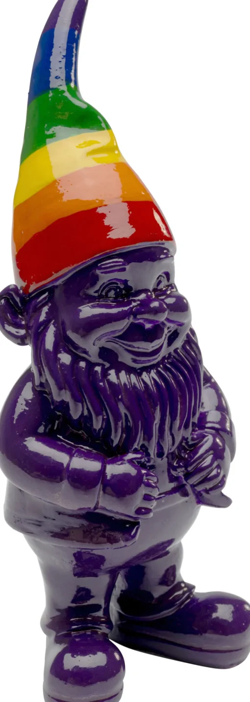 KARE Deko Figur Zwerg Stehend Rainbow Lila 11cm