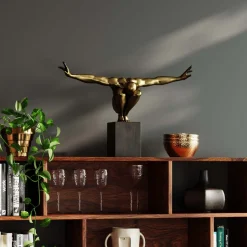 KARE Deko Objekt Athlet Bronze 75cm