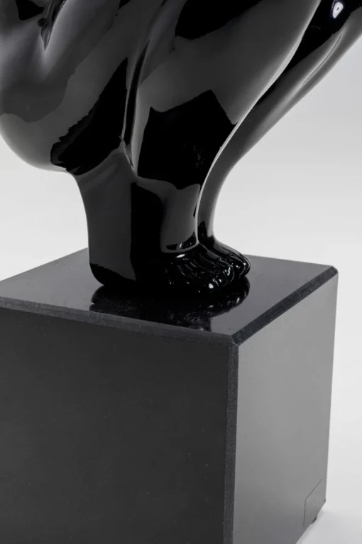 KARE Deko Objekt Athlet Schwarz 75cm