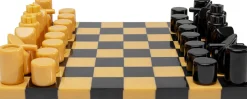 KARE Deko Objekt Chess Focus Senf 26x26cm