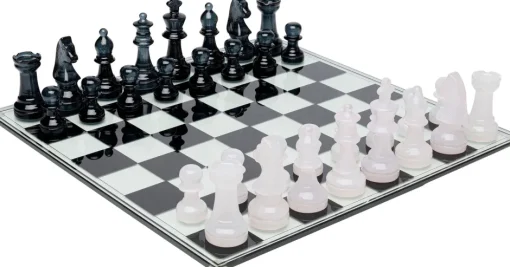 KARE Deko Objekt Chess Transparent 60x60cm