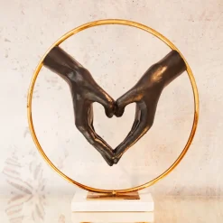 KARE Deko Objekt Elements Heart Hand 62cm