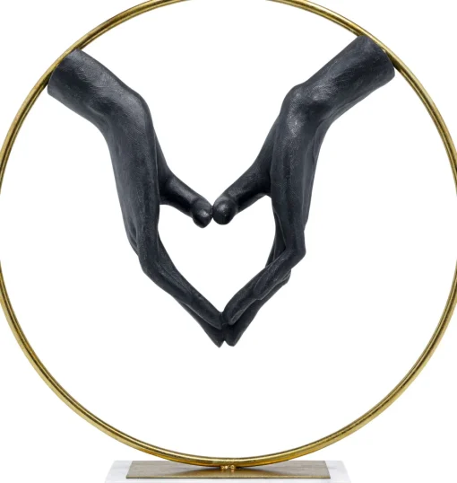 KARE Deko Objekt Elements Heart Hand 62cm