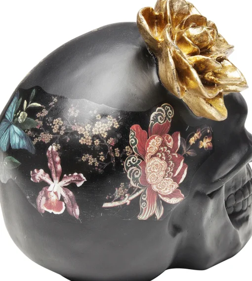 KARE Deko Objekt Flower Skull 22cm