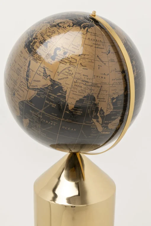KARE Deko Objekt Globe Top Gold 132cm