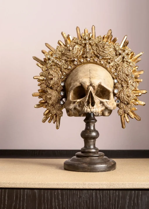 KARE Deko Objekt King Skull 42cm