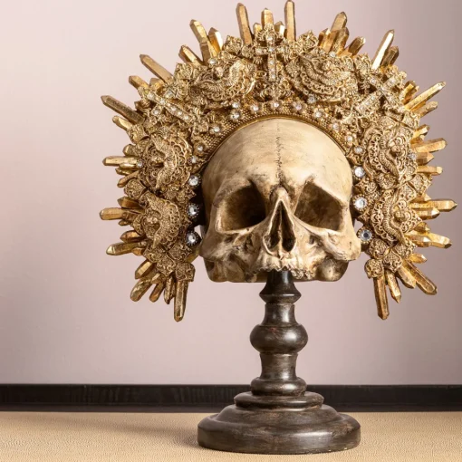 KARE Deko Objekt King Skull 42cm