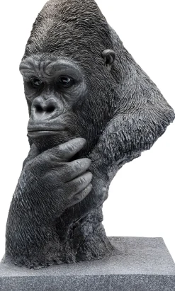 KARE Deko Objekt Thinking Gorilla Head 49cm