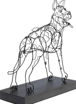 KARE Deko Objekt Wire Attack Dog 36cm