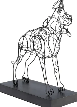 KARE Deko Objekt Wire Attack Dog 36cm