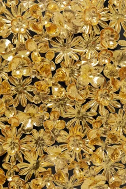 KARE Deko Rahmen Gold Flower 80x80cm