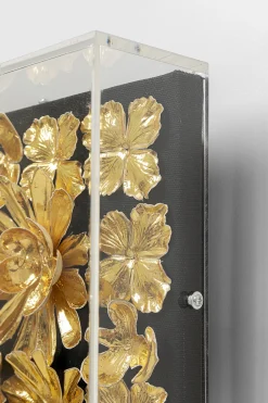 KARE Deko Rahmen Gold Flower 80x80cm
