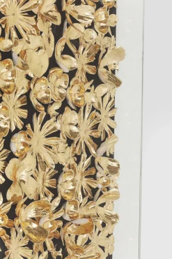 KARE Deko Rahmen Gold Flower 120x120cm