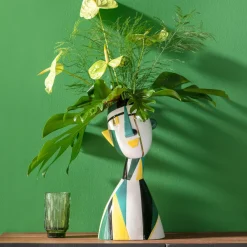 KARE Deko Vase Happy Face 43cm