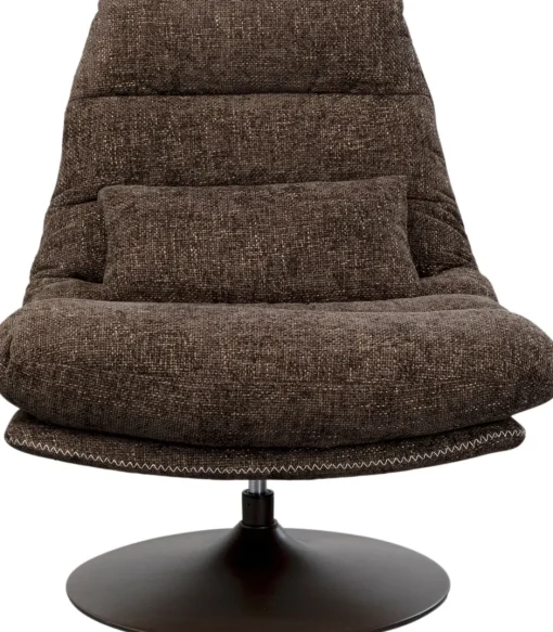 KARE Drehsessel + Hocker Montreal