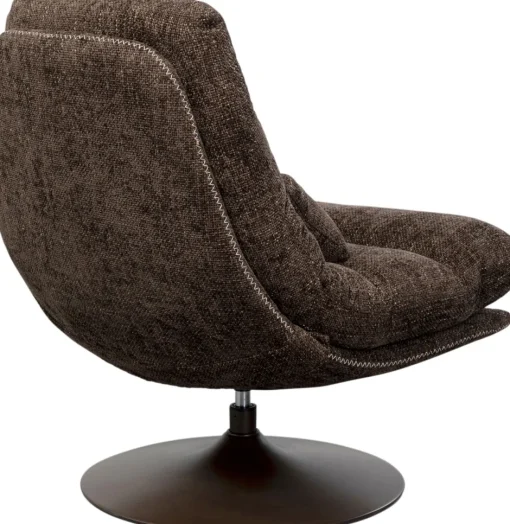 KARE Drehsessel + Hocker Montreal