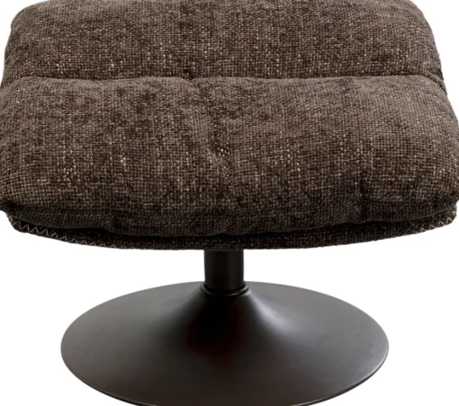 KARE Drehsessel + Hocker Montreal