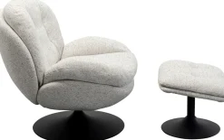 KARE Drehsessel + Hocker Stanford