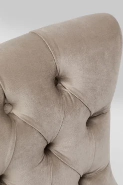 KARE Drehsessel Bellissima Velvet Taupe