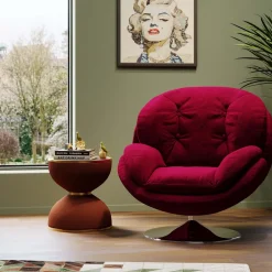 KARE Drehsessel Cosy Berry