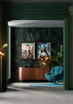 KARE Drehsessel Cosy Blau