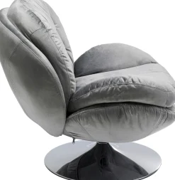 KARE Drehsessel Cosy Grau
