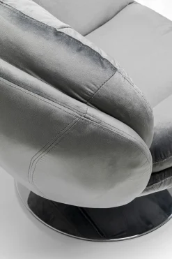 KARE Drehsessel Cosy Grau