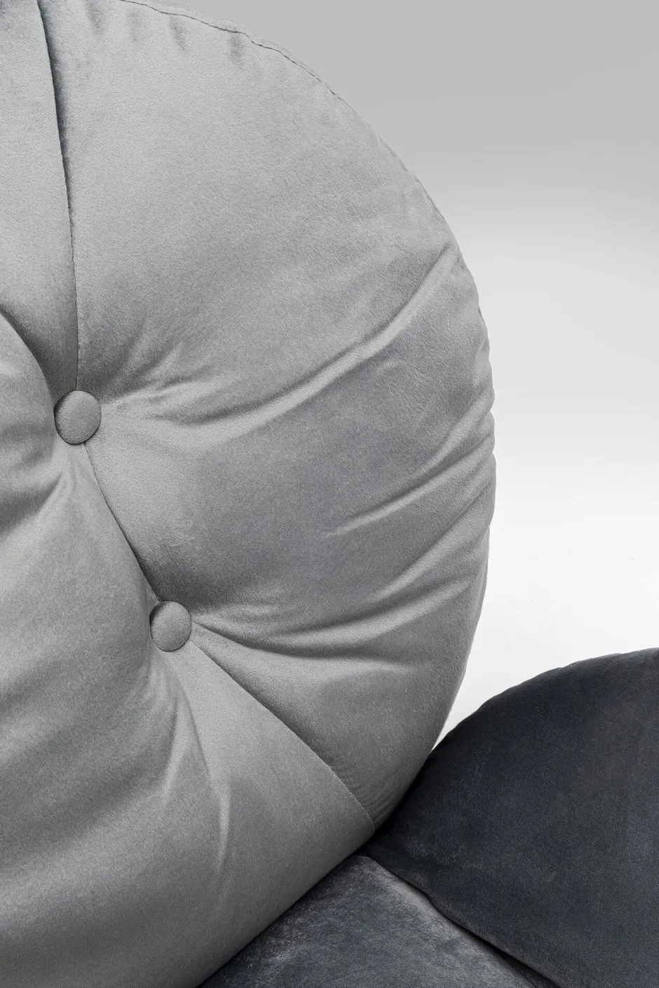 KARE Drehsessel Cosy Grau