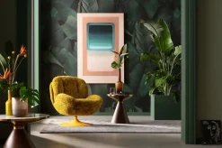 KARE Drehsessel Cosy Grün