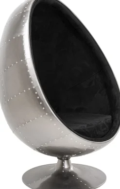 KARE Drehsessel Eye Ball Graphit