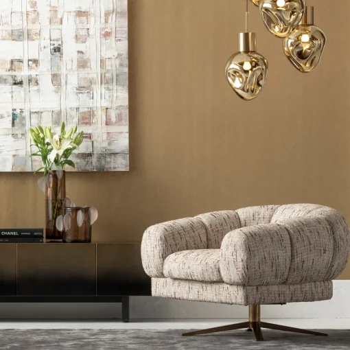 KARE Drehsessel Janno Beige