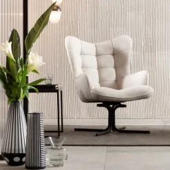 KARE Drehsessel Oscar Creme