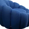 KARE Drehsessel Peppo Bloom Blau