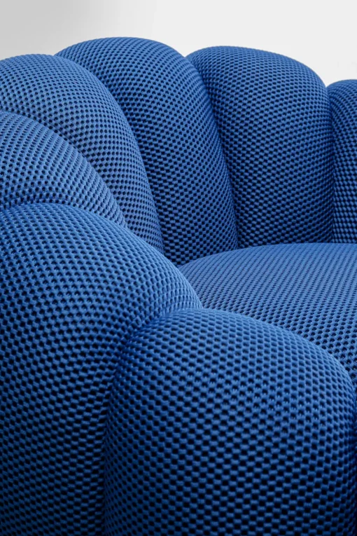 KARE Drehsessel Peppo Bloom Blau