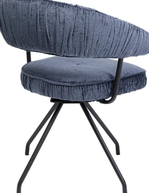 KARE Drehstuhl Arabella Blau