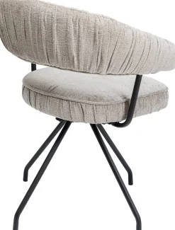 KARE Drehstuhl Arabella Silber
