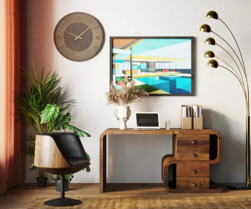 KARE Drehstuhl Club Walnut