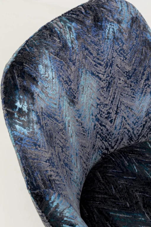 KARE Drehstuhl Coco Hugs Keops Blau Limited